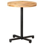 Bistrotafel Mangohout - Ronde Tafel - OP = OP!, Huis en Inrichting, 50 tot 100 cm, Rond, Nieuw, 75 cm of meer