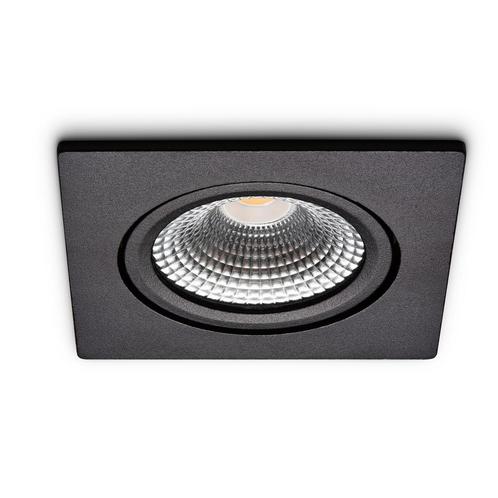 Ledisons LED-inbouwspot Trento zwart 5W dimbaar, Huis en Inrichting, Lampen | Spots