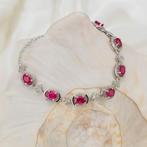 Zonder minimumprijs - Armband Verguld Robijn - Topaas - 18K, Nieuw