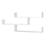 Wandrek Grimstad met 3 planken 119x18x55 cm wit, Huis en Inrichting, Woonaccessoires | Wandplanken en Boekenplanken, Verzenden