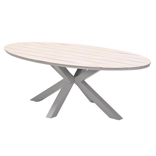 Garden Impressions Tulli tuintafel 220x115 cm - light teak, Tuin en Terras, Tuinsets en Loungesets, Verzenden
