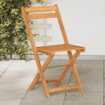vidaXL Bistrostoelen 6 st inklapbaar massief acaciahout, Tuin en Terras, Tuinstoelen, Verzenden, Nieuw, Hout