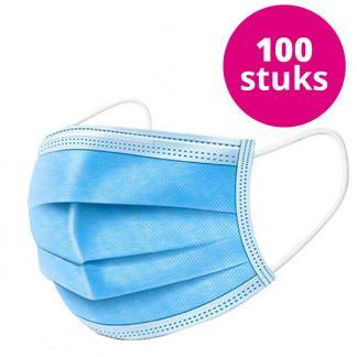 Medische mondkapjes | 100 stuks, Diversen, Verpleegmiddelen, Nieuw, Verzenden