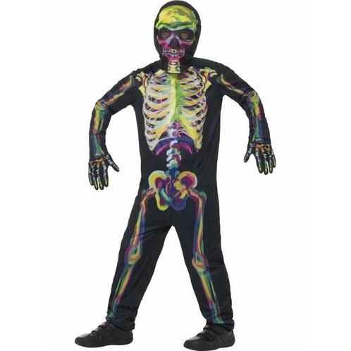 Glow in the dark verkleedkleding skelet voor kinderen - Ha.., Kinderen en Baby's, Carnavalskleding en Verkleedspullen, Verzenden