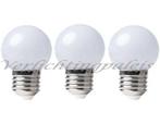 LED kogellamp 1W - matte kap - E27 warm wit 2700K - Dimbaar