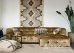 Loungebank Castricum - loungebanken - Bruin, Nieuw, Stof