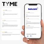 Tyme Wandklok Modern - Goed leesbaar - Stille 30cm Klok -, Ophalen of Verzenden, Zo goed als nieuw