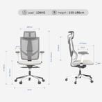Ergonomische Bureaustoel -  Office Chair - Gamestoel - Volwa, Verzenden, Nieuw