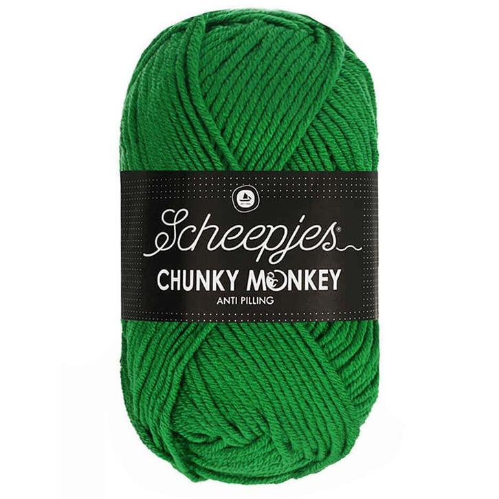 Scheepjes Chunky Monkey - 1826 shamrock - Acryl Garen, Hobby en Vrije tijd, Breien en Haken, Ophalen of Verzenden