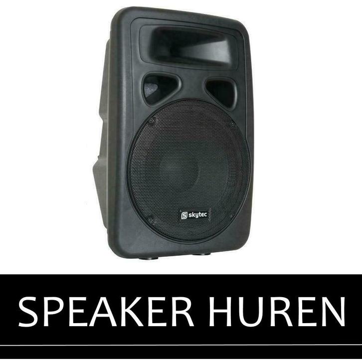 Speaker Huren, Muziek en Instrumenten, Speakers, Apparatuur, Instrument, Zang of Spraak, Nieuw, 800 watt of meer, Ophalen