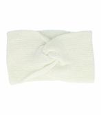 Haarband Twist Knitted Glitter Wit - Gebreide Haarband, Nieuw
