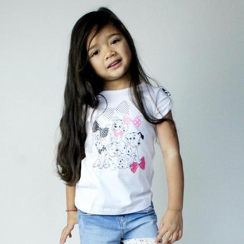 Dalmatiers shirt Wit-Maat 116, Kinderen en Baby's, Kinderkleding | Overige, Verzenden