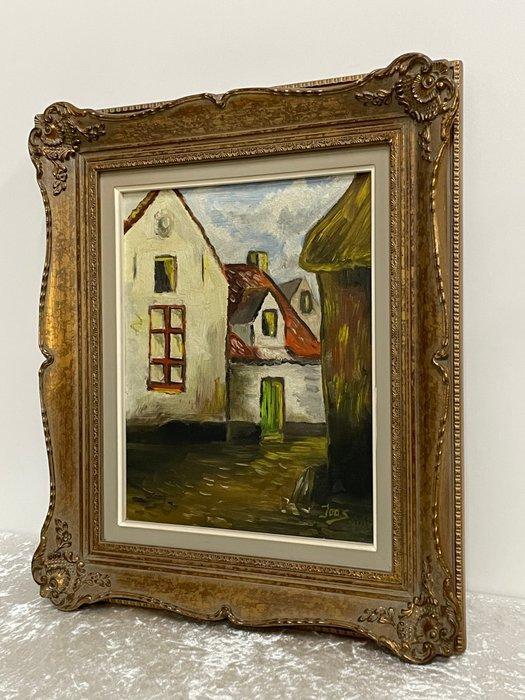 Joos Guid - Lijst - Hout - Tafel met lijst, Antiek en Kunst, Curiosa en Brocante