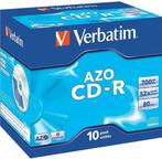 Verbatim | CD-R | 700 MB | AZO Crystal | 10 Stuks, Nieuw, Verzenden