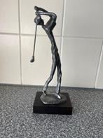 Beeld, Golf speler - 27 cm - Tin, Antiek en Kunst