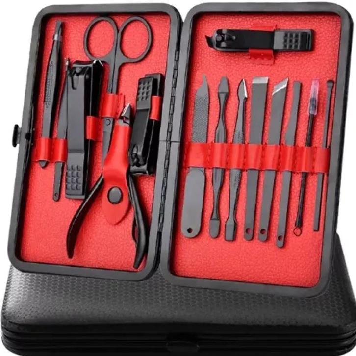 Soulima - 15-Delige Luxe Manicure en Pedicure Set - Compleet, Sieraden, Tassen en Uiterlijk, Uiterlijk | Cosmetica en Make-up