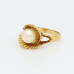 Ring - 18 karaat Geel goud - Parel, Nieuw