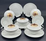 Eetservies - Rosenthal Suppen-Set – Weißes Porzellan mit