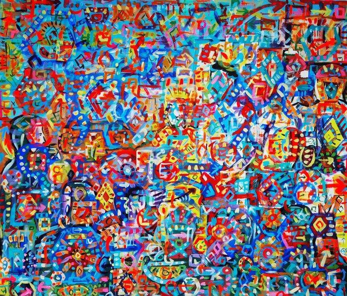 Leo Kogan - Tinder Dates, Antiek en Kunst, Kunst | Schilderijen | Modern