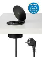 Universele inbouw powerbox met deksel - 80mm - zwart - 1..., Nieuw in verpakking