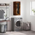 vidaXL Wandkast 34,5x34x90 cm gerookt eikenkleurig, Minder dan 50 cm, Verzenden, Nieuw, Minder dan 100 cm
