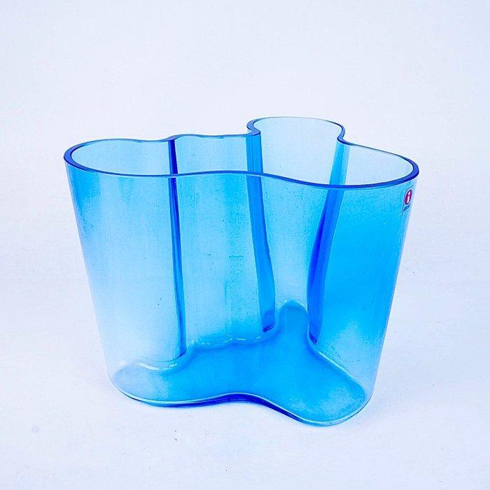 Iittala - Alvar Aalto - Vaas - Groot - Glas - SAVOY, Antiek en Kunst, Antiek | Meubels | Stoelen en Banken