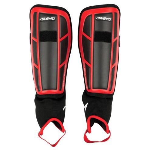 Avento Scheenbeschermers, pro-Style Soft, Rood/Zwart, Maat L, Sport en Fitness, Voetbal, Nieuw, Ophalen of Verzenden