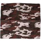 Bandana/Doek Camouflage gr/w/br/zw 50x50 NIEUW, Ophalen of Verzenden, Nieuw