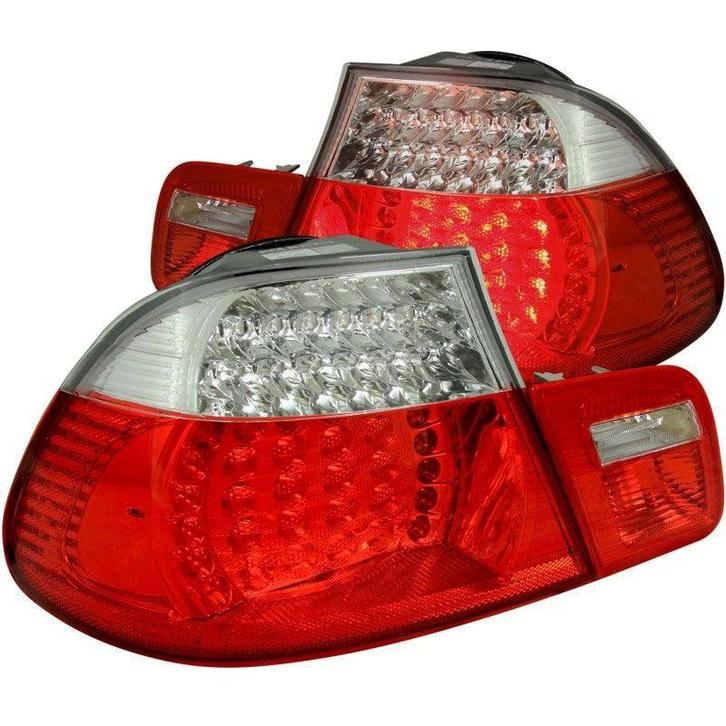 ANZO 2000-2003 BMW 3 Series E46 LED Taillights Red/Clear, Auto-onderdelen, Verlichting, Ophalen of Verzenden