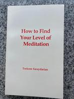 How to find your level of meditation (Torkom Saraydarian), Boeken, Gelezen, Verzenden, Overige onderwerpen, Torkom Saraydarian