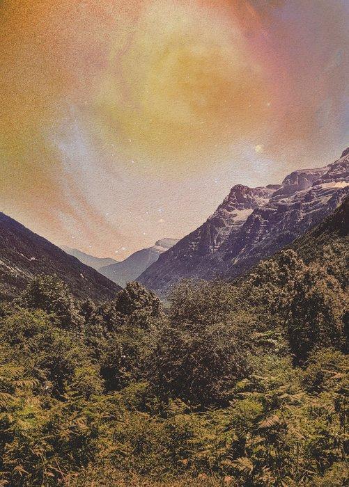 Joss Mayoral - Aurora in the Pyenees, Antiek en Kunst, Kunst | Designobjecten