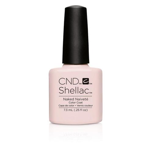 CND  Colour  Shellac  Gellak  Naked Naivete  7,3 ml, Sieraden, Tassen en Uiterlijk, Uiterlijk | Haarverzorging, Nieuw, Verzenden