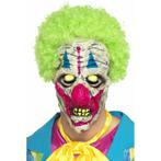 UV clown masker met haar - Halloween maskers, Ophalen of Verzenden, Nieuw