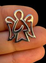 Schattig en intrigerend hangertje van zilver 800 met een, Antiek en Kunst