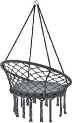 Eenpersoons Hangstoel Cadras - Antraciet - 105 x 60 cm - Inc, Verzenden, Nieuw