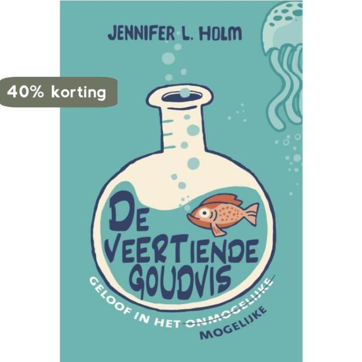 De veertiende goudvis 9789089671950 Jennifer L. Holm, Boeken, Kinderboeken | Jeugd | 13 jaar en ouder, Zo goed als nieuw, Verzenden