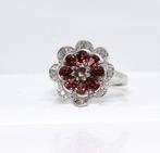 Zonder Minimumprijs - Ring Zilver - 1.53ct. tw. Granaat -, Sieraden, Tassen en Uiterlijk, Ringen, Nieuw