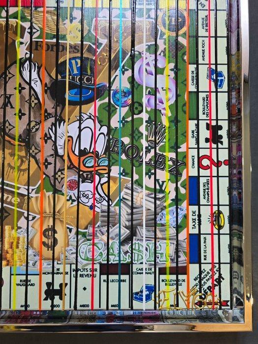 Elmago - Picsou Duck tales moneypoly 3 (large), Antiek en Kunst, Kunst | Schilderijen | Modern