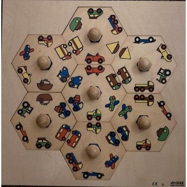 Rolf Inlegpuzzel Carrousel Vervoer (7 stukken), Boeken, Schoolboeken, Nieuw, Verzenden