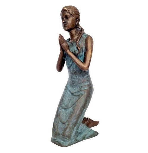 Beeldje - Biddende dame - Brons, Antiek en Kunst, Antiek | Boeken en Bijbels