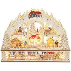 Kerstdorp Met LED-verlichting, 45 Cm Kerststad Met Sneeuwpop, Diversen, Kerst, Verzenden, Nieuw