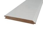 Vuren vellingdeel wit gegrond 18x140mm, Doe-het-zelf en Verbouw, Hout en Planken, Ophalen of Verzenden, Nieuw