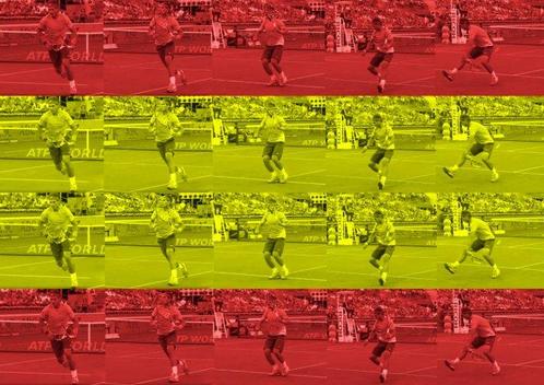 Rafael Nadal - flag - Kunstwerk, Verzamelen, Overige Verzamelen