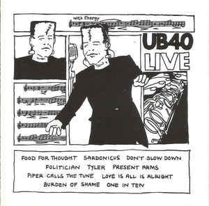 cd - UB40 - Live, Cd's en Dvd's, Cd's | Overige Cd's, Zo goed als nieuw, Verzenden