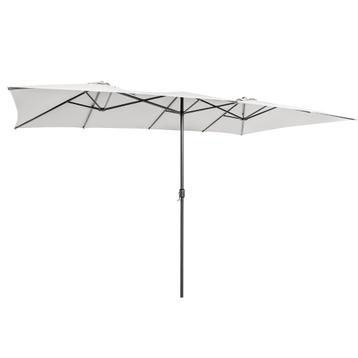 LIVSK Dubbelzijdige Parasol - 426 x 265 x 260 cm - UV-Besche beschikbaar voor biedingen