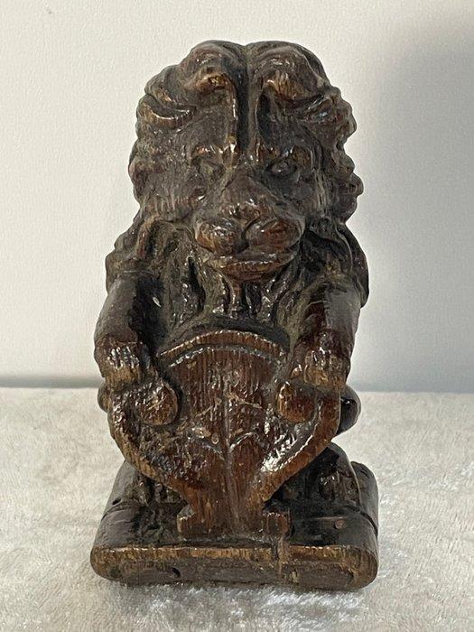 Architectonisch ornament - 17th century - Leeuw met, Antiek en Kunst, Antiek | Overige Antiek
