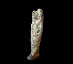 Oud-Egyptisch Faience Amulet van Sekhmet en hiërogliefen.