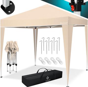 KESSER® Partytent - 3x3m - Paviljoen - Easy Up - Beige beschikbaar voor biedingen