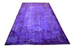 Paars vintage - Vloerkleed - 275 cm - 165 cm - Met de hand, Huis en Inrichting, Nieuw