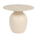 *WOONWINKEL* Bijzettafel Travertin Beige, Huis en Inrichting, Verzenden, Nieuw